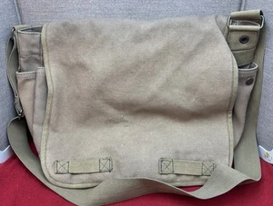 Vintage Seasoned & Journeyed Cotton Shoulder Bag Satchel - Picture 1 of 18