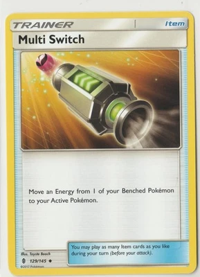 Pokémon Multi Switch Guardians Rising 129/145 Uncommon EN 2017 Trainer Item - Image 1 of 2