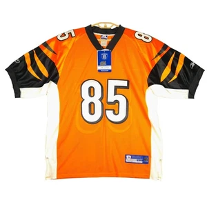 Reebok NFL Cincinnati Bengals Chad Johnson Jersey Orange White Black Size 52 - Picture 1 of 7