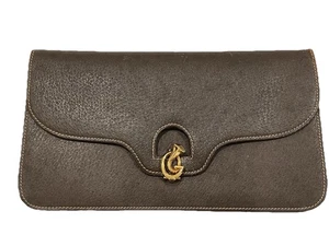 Tolle Gucci Horsebit Clutch Veranda Tasche GG Leder Braun Original - Bild 1 von 10
