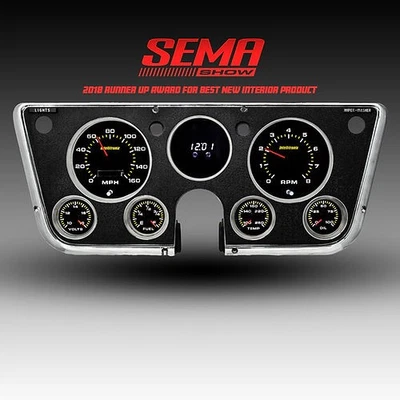 Аналоговая панель приборной панели для грузовиков Chevy 1967-1972 годов выпуска от Intellitronix сделано в США - Изображение 1 из 4