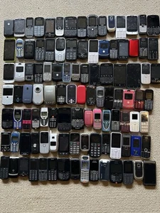 Job Lot Mix 100 x UNTESTED Mix of Mobile Phones - Photo 1/5