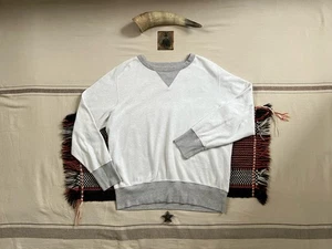 Sudadera Levi's LVC L Bay Meadows Años 30 Doble V Gruesa Costilla Gris Avena LNWOT A+ - Imagen 1 de 18