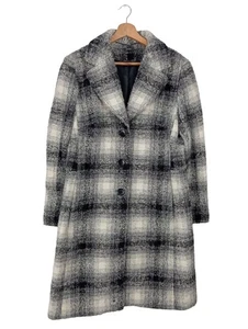 JONES Abrigo de entretiempo Mujeres Abrigo Talla EU 40 negro-blanco - Imagen 1 de 5