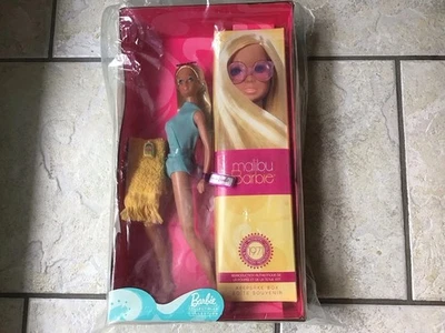 2001 Malibu Barbie Collectibles 1971 Mattel Reproduction 56061 NRFB - NIB - Image 1 of 2