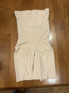 Corto Spanx Shaping Cintura Alta Medio Muslo Talla 1X Suave Compresión Desnudo - Imagen 1 de 4