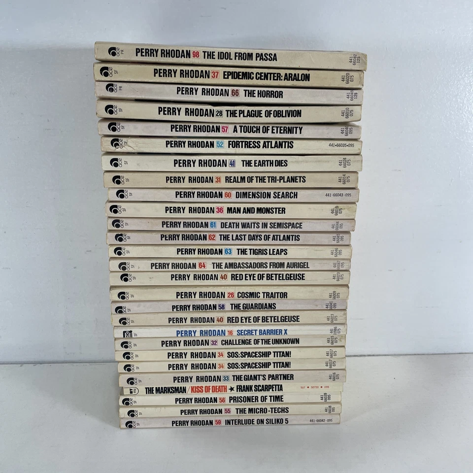 Perry Rhodan Vintage Sci-Fi & Fantasy Pb Book Lot of 27 Foto 1 de 2
