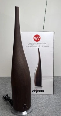 Objecto W7 Ultrasonic Aromatherapy Humidifier/Diffuser Dark Grain HW-36DK Tested - Image 1 of 4