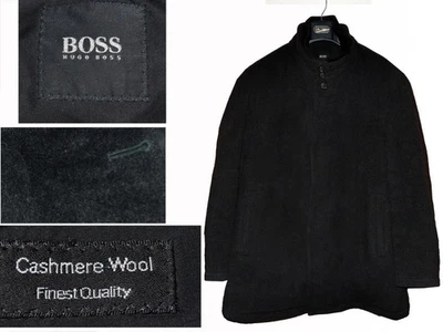 HUGO BOSS Wool/Cashmere Lined Coat Men 56 EU 3XL 46 UK US HB20 T3P - Image 1 of 4