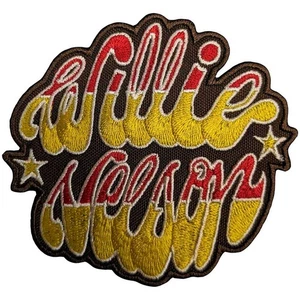 WILLIE NELSON Iron On Patch: EMBLEM : logo Official Merch fan gift £pb - Foto 1 di 12