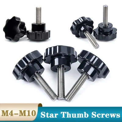 Sternschraube Sterngriffschraube Griff Schraube Rändelschrauben M4 M6 M8 M10 - Bild 1 von 4