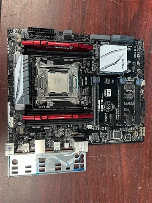 Asus X99-E ATX scheda madre Intel con i7-6800K, 32 GB RAM, I/O Shield #95 - Immagine 1 di 4