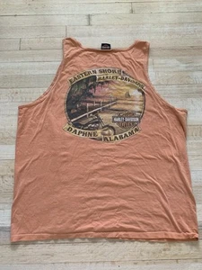 Canotta Harley Davidson Daphne Alabama Uomo 2XL Arancione Avvita It’s Ride - Foto 1 di 8