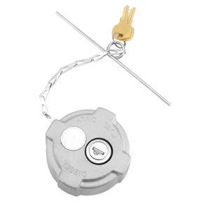 2 3/8" Locking Diesel Fuel Cap for 02 Up Freightliner M2 Small Semi Box Trucks & - Picture 1 of 7
