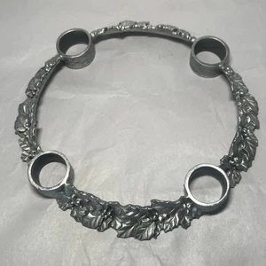 Candelabro de peltre con corona de Adviento Camco - Imagen 1 de 6