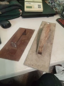 2 Vintage Concrete/Cement Floats/Trowels - Picture 1 of 7