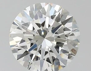 Certificado redondo de 0,95 quilates. Diamante extraído natural AGI suelto color H VS1 claridad - Imagen 1 de 2