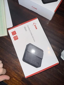SSK Dual Bay M.2 NVMe SSD Dock DK201 - Picture 1 of 1