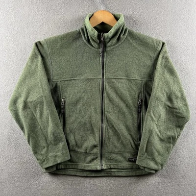 REI Jacket Mens Small Green Full Zip Polartec Thermal Pro Fleece Hiking Zip In - Image 1 of 4