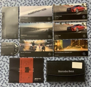 2019 MERCEDES C CLASS COUPE AMG OWNERS MANUAL NAVI C43 C63 C63S FULL OEM SET NEW - Picture 1 of 1