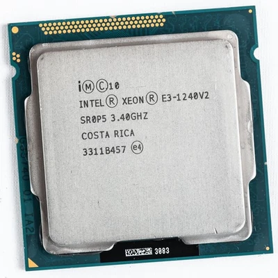 Intel Xeon E3-1240 v2 SR0P5 LGA1155 3.4GHz Quad Core Processor Ivy Bridge  - Image 1 of 3