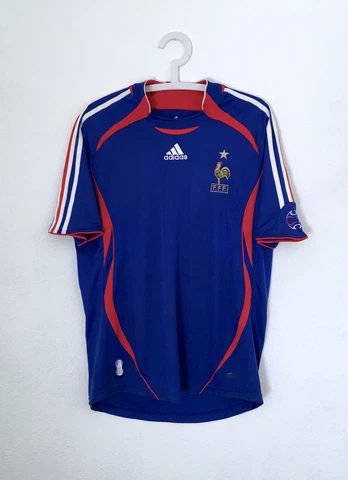 FRANCE 2006/07 Adidas Home Football Shirt M Vintage Soccer Jersey Cover