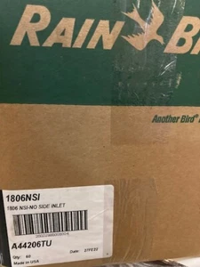 (Case of 60) Rain Bird - 1806-NSI - 6'' 1800 Series, No Side Inlet  (NEW) - Picture 1 of 1