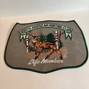 Vintage Large North American Hunting Club Life Member Patch Deer Buck P48 - Picture 1 of 9