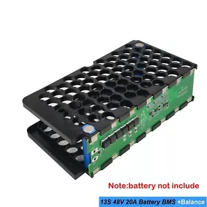 Staffa batteria agli ioni di litio fai da te 13S 6P 48V 52V + gruppo BMS 13S 20A per pacco batteria - Foto 1 di 8