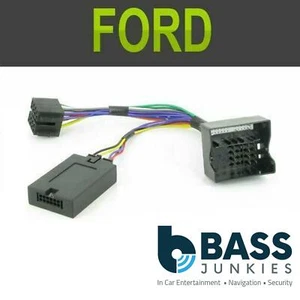 T1-FO002-KENWOOD Ford Fiesta Mondeo Focus C-Max Steering Wheel Stalk Adaptor - Picture 1 of 1