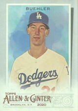 2020 Topps Allen & Ginter Baseball Silver #5 Walker Buehler