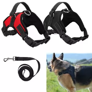 Pet Control Harness for Dog & Cat Soft Mesh Adjustable Walk Safety Strap Vest - Picture 1 of 12