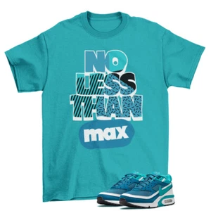 No Less Sneaker BW Shirt Teal to Match Air Max BW OG Marina Blue DJ9648-400 - Picture 1 of 2