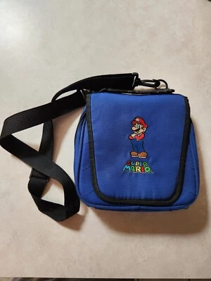 Super Mario Nintendo DS Messenger Style Carrying Case - 2DS, 3DS, Blue, Zipper - Image 1 of 4