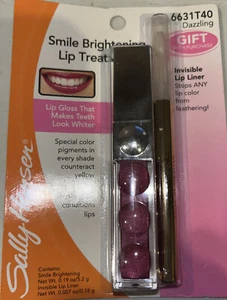 SALLY HANSEN Smile Brightening Lip Treatment DAZZLING #6631T40 +Lipliner NEW - Picture 1 of 2
