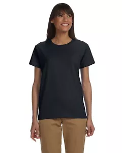Gildan G200L Ladies Ultra Cotton Classic Fit T Shirt Blank Tee Stylish T-Shirt - Picture 1 of 13
