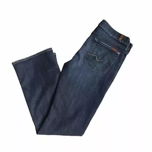7FAM Seven 7 for all Mankind Bootcut Blue Jeans Gr. 30 x 32 Stretch Denim USA EUC - Bild 1 von 13