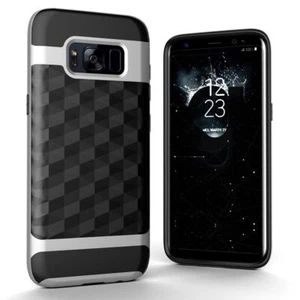 Handyhülle für Samsung Galaxy S8 Plus Schutzcase Backcover Bumper Etuis Silber - Bild 1 von 5