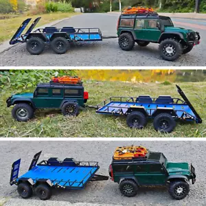 Remolques pequeños de dos ruedas cubo trasero placa de deslizamiento para piezas de radiocontrol Traxxas 1/18 TRX4M - Imagen 1 de 20