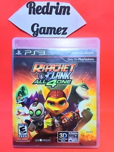 Ratchet And Clank All 4 One Black Label Sony PS3 Video Games Sci-Fi Shooter - Picture 1 of 3