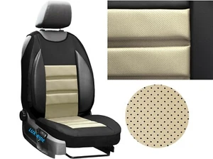 LAND ROVER FREELANDER Mk2 2006-2014 FRONT SEAT COVER MAT PERFORATED ART. LEATHER - Picture 1 of 10