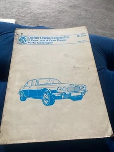 Jaguar Daimler double 6 series two factory parts catalogue - Picture 1 of 7