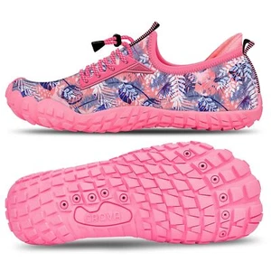 Kids Water Shoes with Heel Grips Wide Fit Swim/Hiking Pool Beach Quick-Dry - Picture 1 of 9