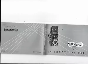 ROLLEICORD VINTAGE CAMERA BROCHURE-"IN PRACTICAL USE" - Picture 1 of 2