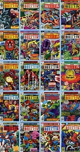 THE ETERNALS #s 1-19 + ANNUAL NM- 1976-78 MARVEL COMICS *Ships Free w/$35 Combo - Picture 1 of 21