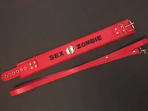 Halloween Neck Collar Gothic Sex Zombie Cosplay Fetish Club Masquerade Devil - Picture 1 of 4