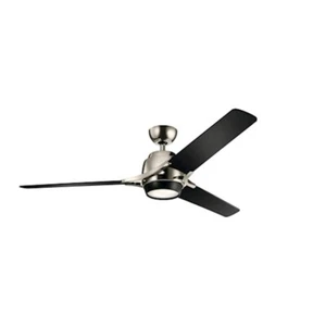 Kichler 60" Zeus Fan, Polished Nickel - 300060PN - Picture 1 of 1