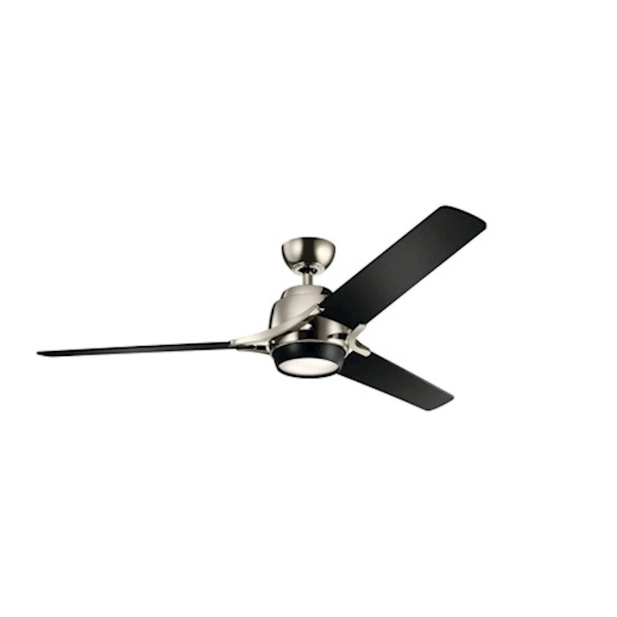 Kichler 60" Zeus Fan, Polished Nickel - 300060PN - Image 1 of 1