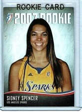 SIDNEY SPENCER 2007 Rittenhouse WNBA RC #/444 Card #RC20 🏀 SPARKS