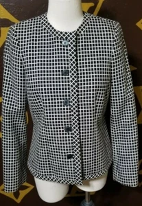 Zanella Long Sleeve Suit Jacket Size 4 - Picture 1 of 3